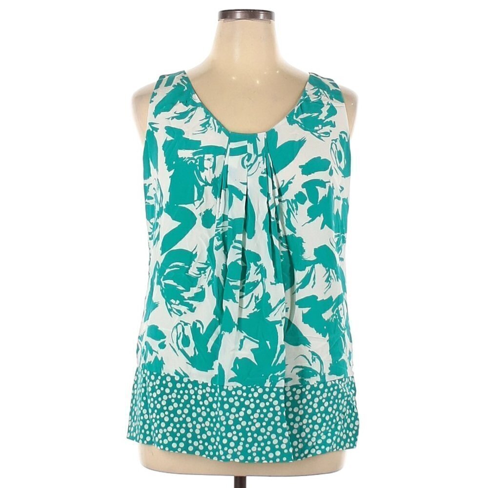 Teal Silk Tank